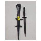 11" DAGGER W/ LEATHER SHEATH 11" DAGGER W/ LEATHER SHEATH