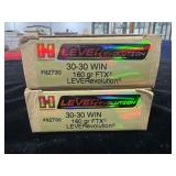 40 ROUNDS HORNADY 30-30 WIN AMMUNITION - 40 ROUNDS HORNADY 30-30 WIN AMMUNITION -
