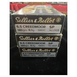 60 ROUNDS SELLIER & BELLOT 6.5 CREEDMOOR AMMO - 60 ROUNDS SELLIER & BELLOT 6.5 CREEDMOOR AMMO -