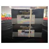 40 ROUNDS SIG SAUER ELITE DEFENSE .45 AUTO AMMO - 40 ROUNDS SIG SAUER ELITE DEFENSE .45 AUTO AMMO -