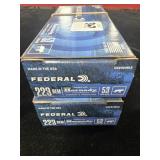 40 ROUNDS FEDERAL .223 REM AMMUNITION - 40 ROUNDS FEDERAL .223 REM AMMUNITION -