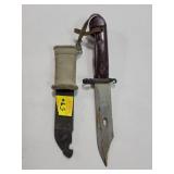 M1959 AK BAYONET/FIGHTING KNIFE W/ SHEATH M1959 AK BAYONET/FIGHTING KNIFE W/ SHEATH