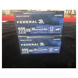 40 ROUNDS FEDERAL .223 REM AMMUNITION - 40 ROUNDS FEDERAL .223 REM AMMUNITION -