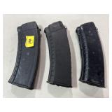 (3) 30 RD AK MAGAZINES (3) 30 RD AK MAGAZINES