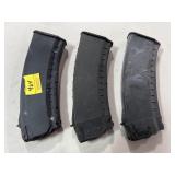 (3) 30 RD AK MAGAZINES (3) 30 RD AK MAGAZINES
