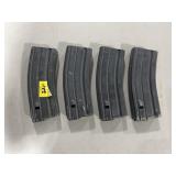 (4) 30 RD 5.56MM METAL MAGAZINES (4) 30 RD 5.56MM METAL MAGAZINES