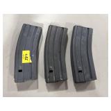 (3) 30 RD 5.56MM METAL MAGAZINES (3) 30 RD 5.56MM METAL MAGAZINES