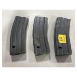(3) 30 RD 5.56MM METAL MAGAZINES (3) 30 RD 5.56MM METAL MAGAZINES
