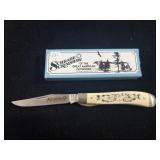 SCHRADE SCRIMSHAW #SC503 SINGLE BLADE KNIFE -