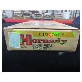 20 ROUNDS HORNADY 25-06 REM AMMUNITION - 20 ROUNDS HORNADY 25-06 REM AMMUNITION -