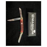 MAGNUM BY BOKER 3 BLADE FOLDING KNIFE IN BOX MAGNUM BY BOKER 3 BLADE FOLDING KNIFE IN BOX