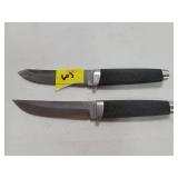 (2) COLD STEEL FIXED BLADE KNIVES (2) COLD STEEL FIXED BLADE KNIVES