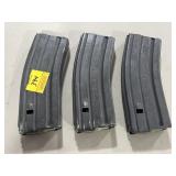 (3) 30 RD 5.56MM METAL MAGAZINES (3) 30 RD 5.56MM METAL MAGAZINES