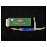 CASE XX BLUE STOCKMAN #6318 - 3 BLADE FOLDING CASE XX BLUE STOCKMAN #6318 - 3 BLADE FOLDING