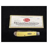CASE XX YELLOW MINI TRAPPER #3207 - 2 BLADE KNIFE- CASE XX YELLOW MINI TRAPPER #3207 - 2 BLADE KNIFE-
