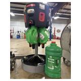 CASTROL OIL DISPENSER W/ 5 GAL OF OIL