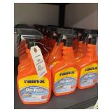 24 BOTTLES OF RAIN X WINDSHIELD DE-ICER