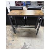 METAL LEGGED SOFA TABLE