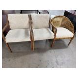 QTY OF 3- ASSORTED CHAIRS