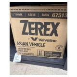 6 1GAL JUGS RED ANTIFREEZE COOLANT ZEREX BY