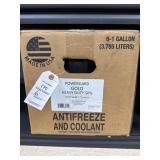 6 1GAL JUGS POWERGARD GOLD ANTIFREEZE COOLANT