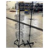 2 ROLLING DISPLAY RACKS
