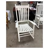 WHITE ROCKING CHAIR (QTY OF 1)