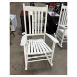 WHITE ROCKING CHAIR (QTY OF 1)