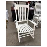 WHITE ROCKING CHAIR (QTY OF 1)
