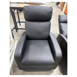 BLACK RECLINING CHAIR (QTY OF 1)