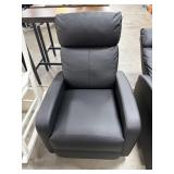 BLACK RECLINING CHAIR (QTY OF 1)