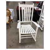 WHITE ROCKING CHAIR (QTY OF 1)