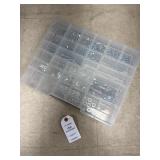 ASSORTMENT OF WASHERS & SCREWS IN BOLT BIN