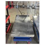 HYDRAULIC STEEL CART 2ft WIDE, 4ft LONG