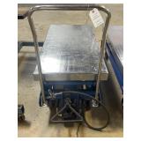 HYDRAULIC STEEL CART 2ft WIDE, 4ft LONG