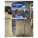 RACK OF WINDSHIELD WIPERS (XTRA CLEAR BRAND)