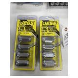 6 PACKS 7/16"-20 3/4" HEX 1.75" LENGTH LUG NUTS BY