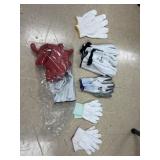 BOX OF ASSORTED GLOVES (DIFF. STYLES & SIZES)