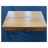 WOODEN REVOLVER DISPLAY STORAGE BOX