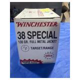 99 ROUNDS WICHESTER .38 SPL AMMUNITION