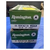 100 ROUNDS REMINGTON .44 REM MAG AMMO