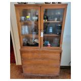CHINA CABINET 36-1/2 X 17 X 65