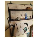 PEGBOARD SHELF W/ASST. TOOLS