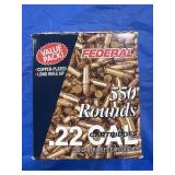 500 ROUND FEDERAL .22 LR AMMUNITION