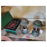 2 COLEMAN LANTERNS & STOVE