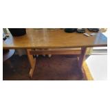 BUTCHER BLOCK STYLE DINING TABLE & SOFA TABLE