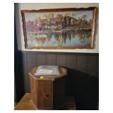 BLANKET CHEST, 2 END TABLE W/NEW CAR