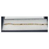 VERMILE BIRTHSTONE AND CZ BRACELET - 7"