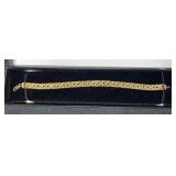 10K GOLD BRACELET - 6 1/2"