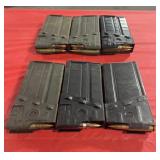 6 FULL .308 WIN MAGS W/APPROX. 120 ROUNDS